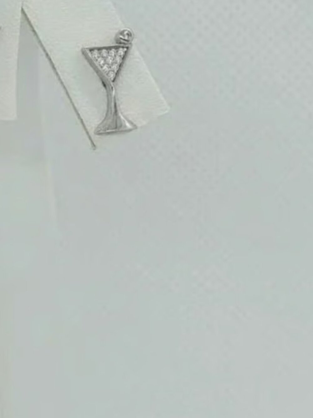 Brand New Sterling Silver 925 Martini Glass Design Earrings - Picture 2 of 5